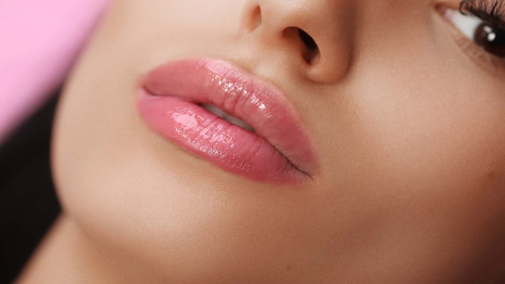 Lady With Perfect Pink Lips-Permanent Makeup