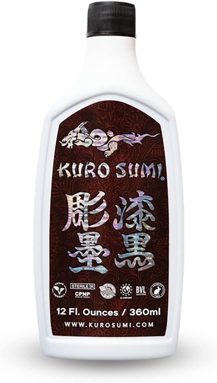 kuro sumi black outlining tattoo ink review