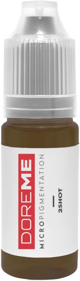 The Elixir Beauty Light Ash Tattoo Ink Micro 2SHOT, 1/3 Oz