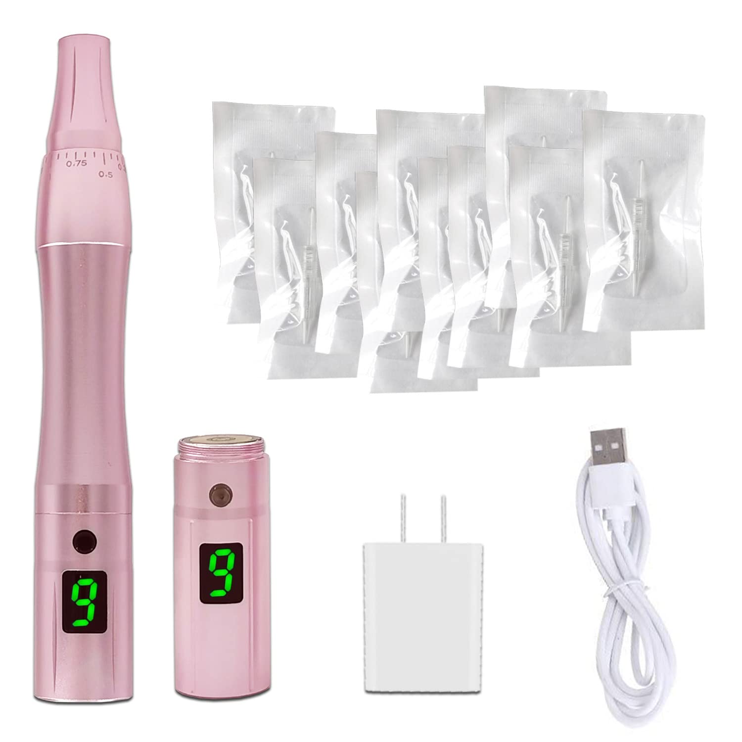 AP901 Permanent Makeup Pen Machine Tattoo Pen Includes 1 Battery 10PCS Needles