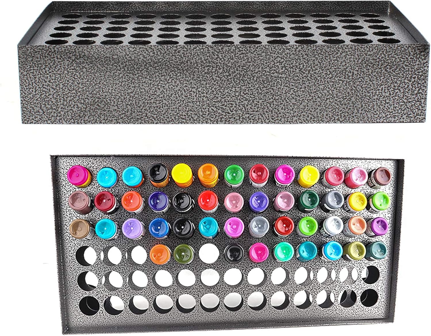 TFCFL Tattoo Ink Rack 78 Holes Holder Stand