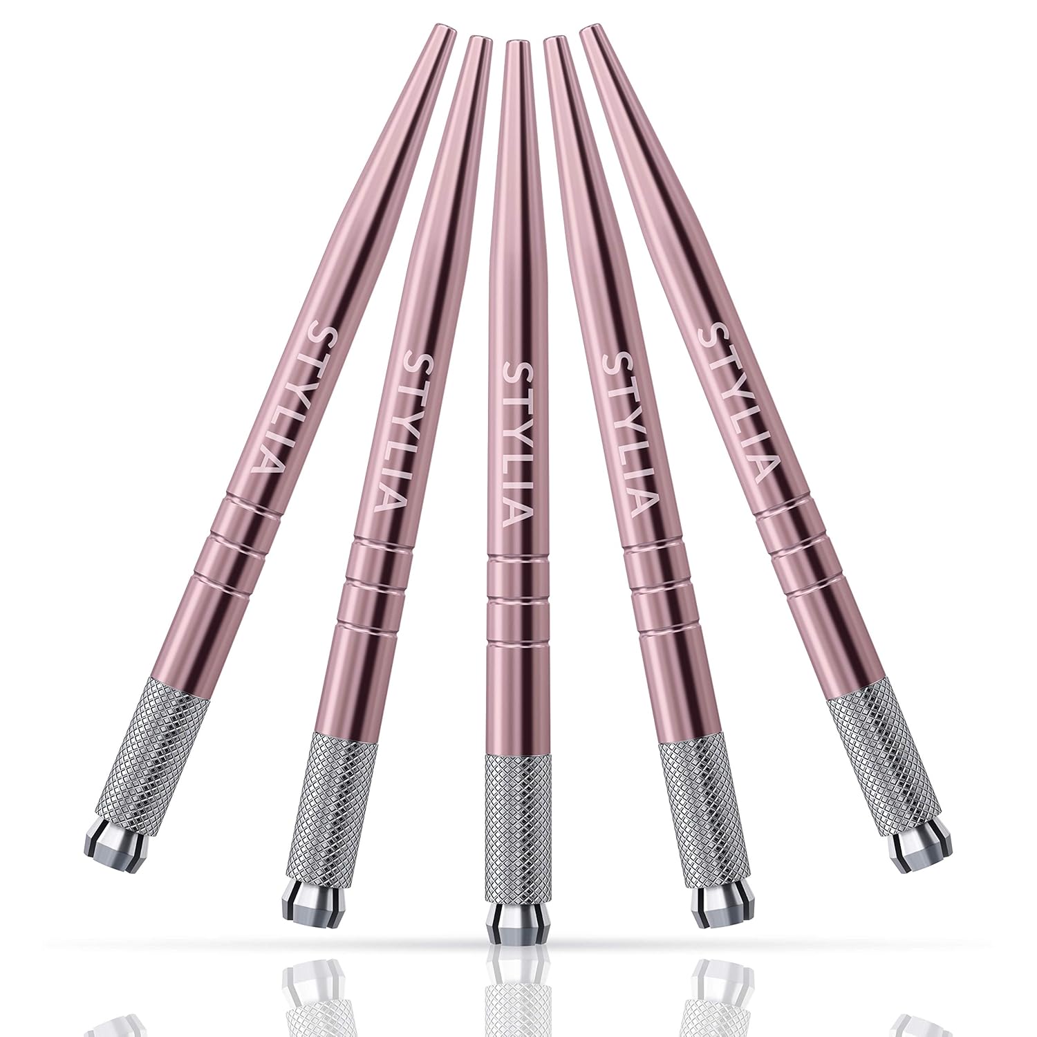 20 piece microblading pens kit disposable aluminum handles for permanent makeup eyebrow professional microblade supplies