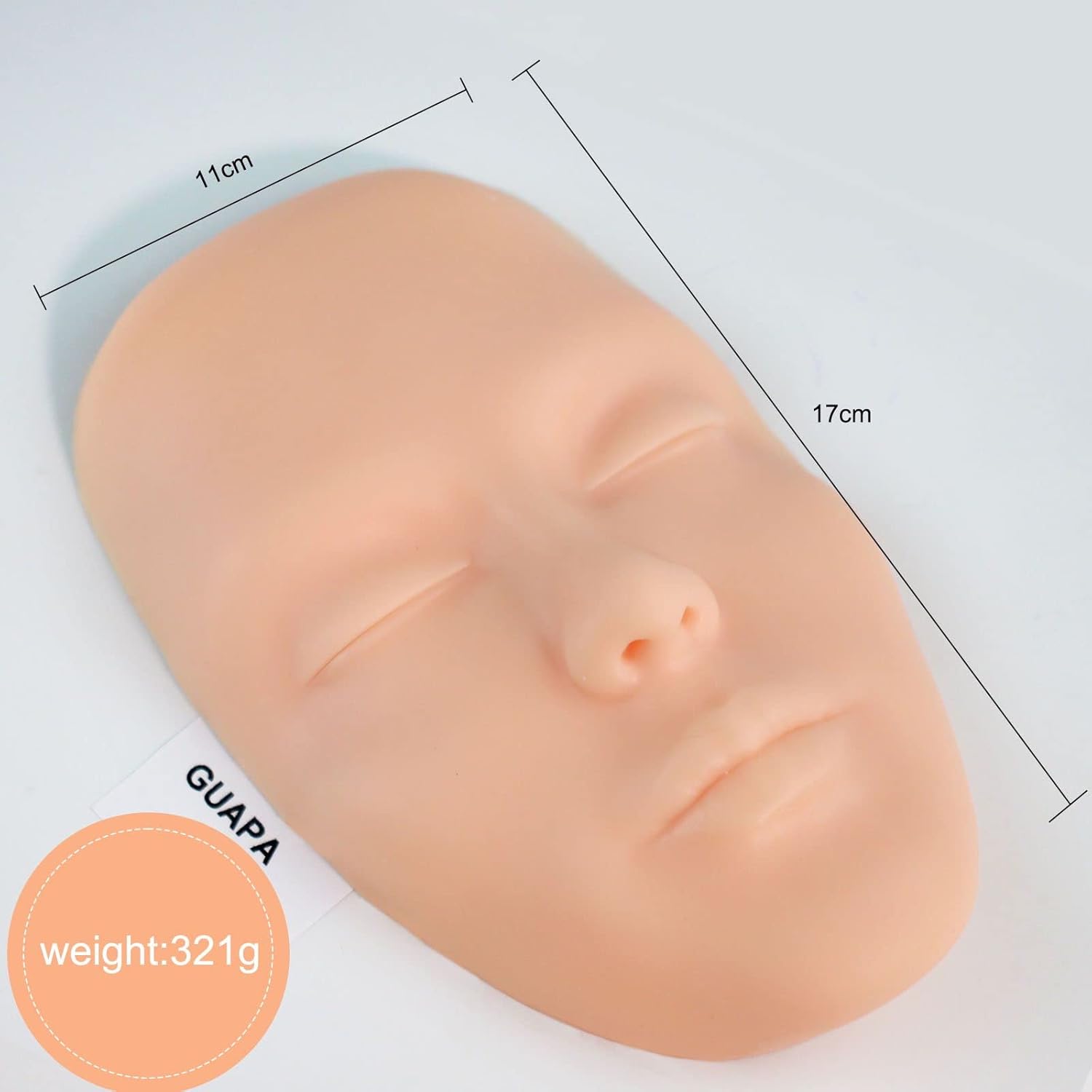 3d practice face hyper realistic premium silicone skin tattoo permanent makeup practice skin full face silicone practice