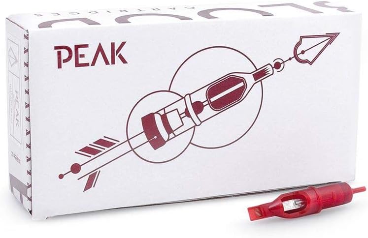 peak tattoo cartridge needles for tattooing 1209 round liner 35mm taper tattoo needles excellent for tattoos microbladin