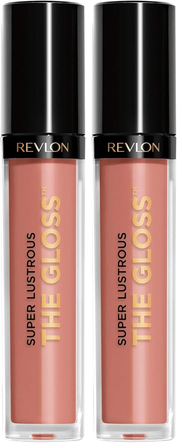 revlon super lustrous the gloss 5 piece lipgloss gift set non sticky high shine color in cream pearl finishes pack of 5