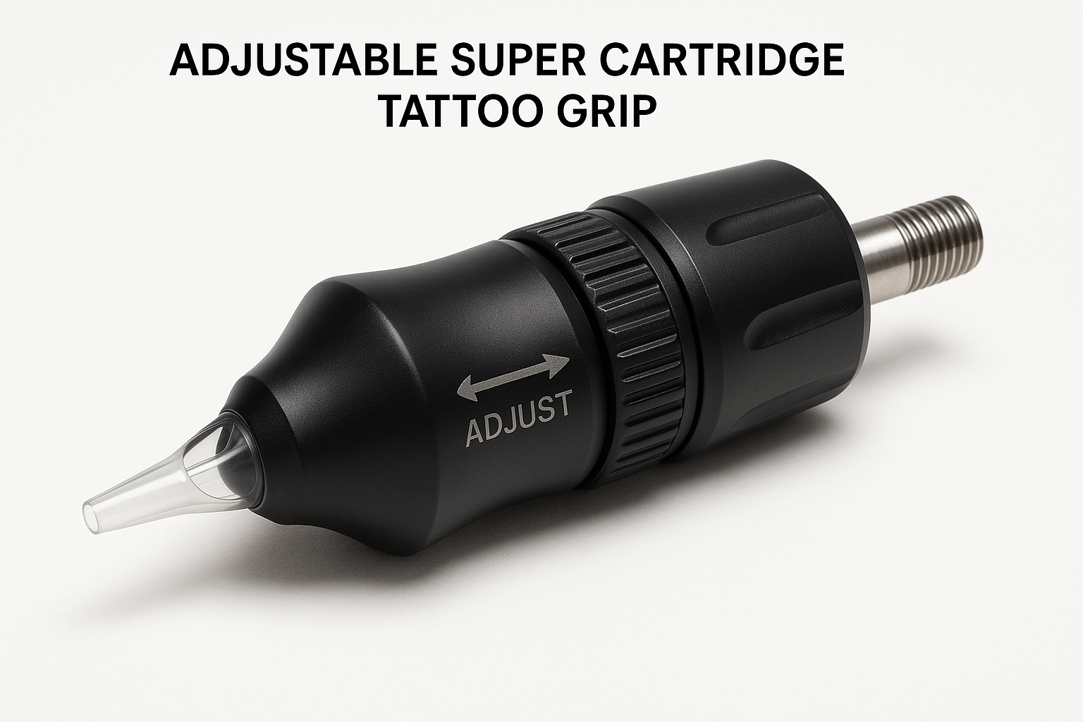 adjustable super cartridge tattoo grip for cartridges supply grip tattoo tube for tattoo studio supplies beginner permanent make up tattooblack