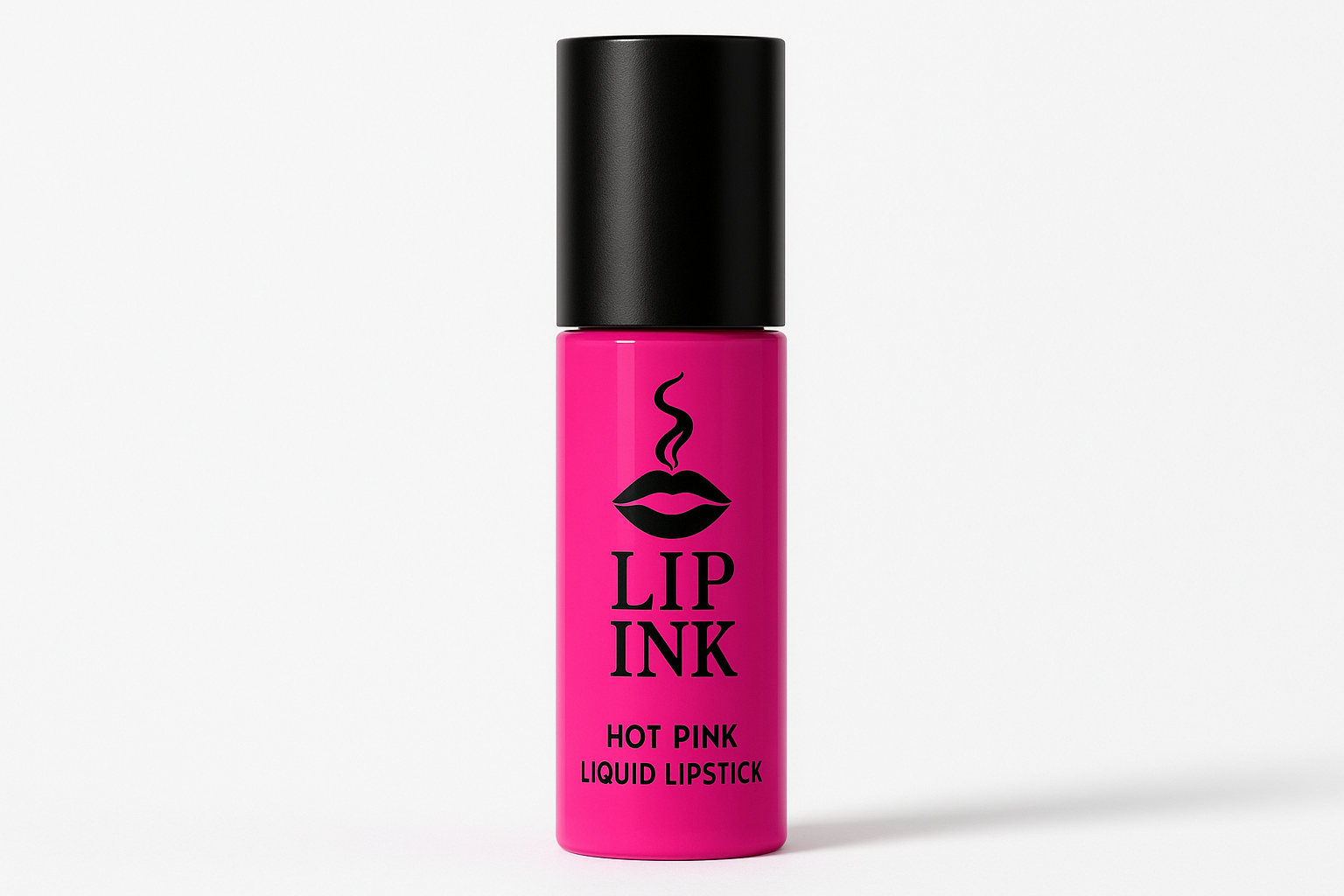 lip ink hot pink liquid lipstick 100 smearproof long lasting waterproof vegan wax free organic kosher natural botanical 247 confidence cosmetics usa self manufactured factory direct since 1995